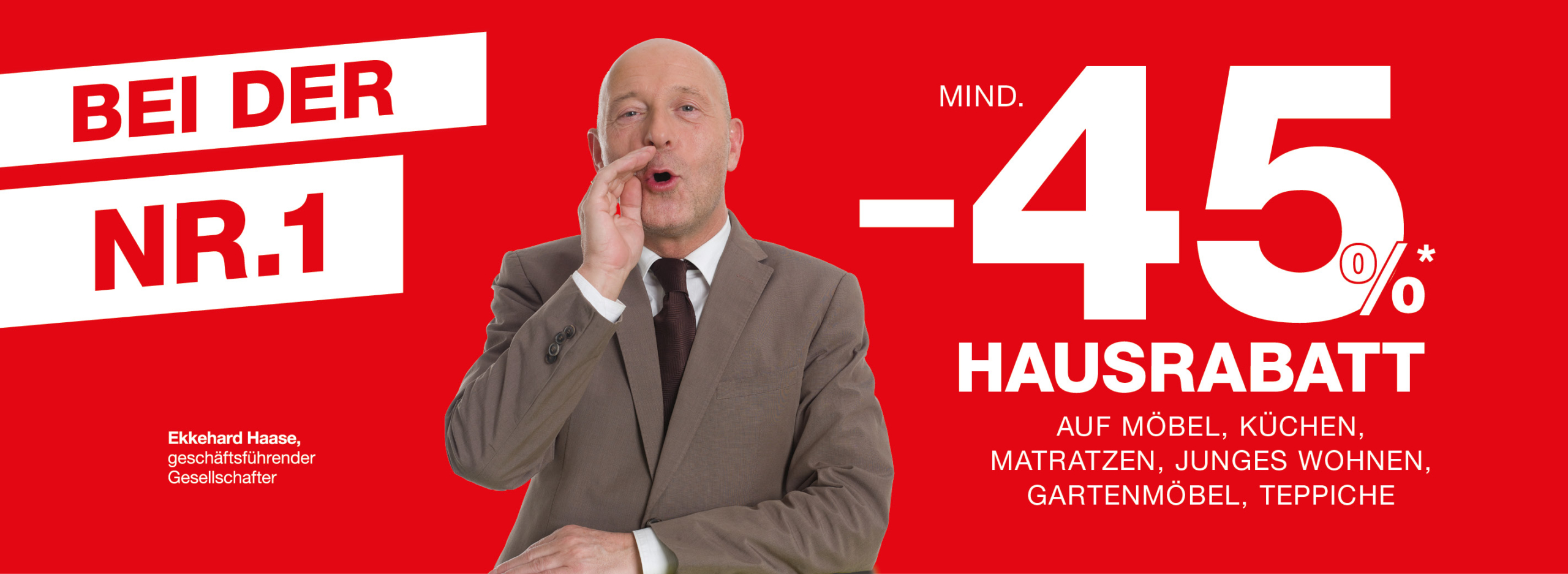 45% Hausrabatt