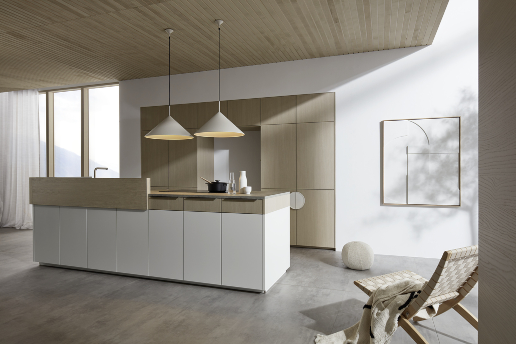 neo LEAF - Sandesche / Soft Lack - Weiß softmatt